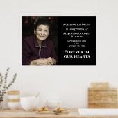 モダンハートカスタムの葬儀で永遠に撮った ポスター (キッチン)