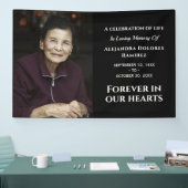 モダンハートカスタムの葬儀で永遠に撮った 横断幕 (トレードショー)