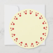 モダンハートサンキューカード サンキューカード (裏面)