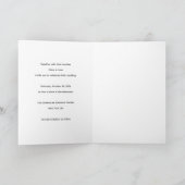 モダンハートハンドの結婚式延期案内状 カード (内部)