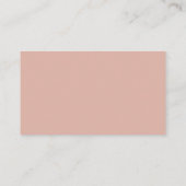 モダンハートミニマルボホベイビーシャワー エンクロージャーカード (裏面)