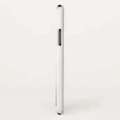 モダンハート写真ファミリーホワイトユーザー名 Case-Mate iPhoneケース (裏面/右)