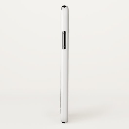 モダンハート写真ファミリーホワイトユーザー名 Case-Mate iPhoneケース (裏面/右)