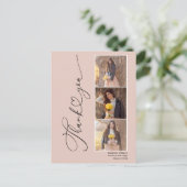 モダンハート卒業サンキューカード ポストカード (スタンド正面)