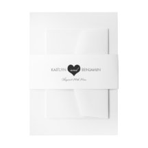 モダンハート招待状用帯