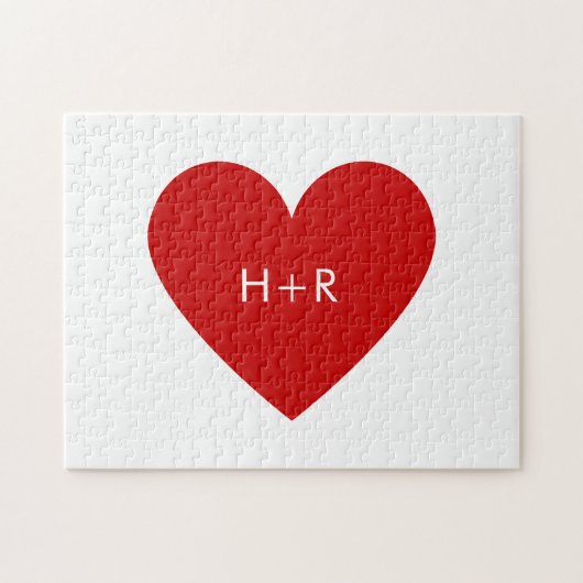 モダンハート ジグソーパズル (横)