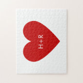 モダンハート ジグソーパズル (縦)