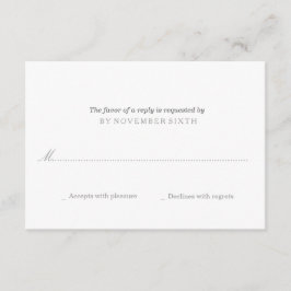 モダンハート+矢印RSVP | 結婚s 出欠カード