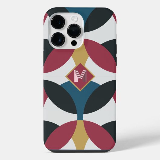 モダンハーフムーン iPhoneケース (裏面)