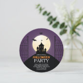 モダンハ幽霊のよく出るウスハローウィンパーティ招待状 招待状 (スタンド正面)