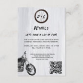 モダンバイクアドベ結婚ント詳細 エンクロージャーカード (正面)