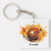 モダンバスケットボール キーホルダー (正面)