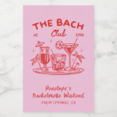 モダンバチェロレッテビーフミニワインラベル ワインラベル (シングルラベル)