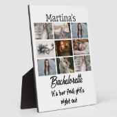 モダンバチェロレッテ9パーソナライズされたフォトコラージュ フォトプラーク (側面)