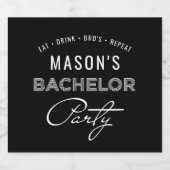 モダンバチュラーパーティビアラベル ビールラベル (シングルラベル)