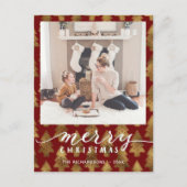 モダンバッファローエレガントプライドメリースクリプシンプルトH ポストカード (正面)