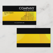 -モダンバブルクラウド黄 名刺 (正面/裏面)