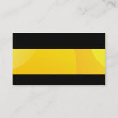 -モダンバブルクラウド黄 名刺 (裏面)