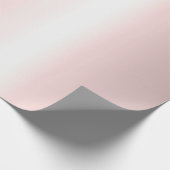 モダンバラエレガント金ゴールドメタリックルックロセゴールド ラッピングペーパー (角)