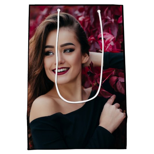 モダンバラシエレガントック甘い16 ミディアムペーパーバッグ (裏面)