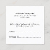 モダンバラハート美しい 紹介カード (裏面)