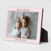 モダンバラピパーソナライズされたンク名フォトプラーク フォトプラーク (側面)