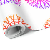 モダンバラピンク色 ラッピングペーパー (ロールコーナー)