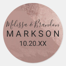 モダンバラフェイク金ゴールドフォイル結婚三角形