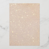 モダンバラフォーマルクラシックイニシャルエレガント 箔招待状 (裏面)