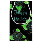 モダンバラフローラ スモールペーパーバッグ (裏面)