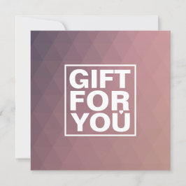 モダンバラ方形ギフト券