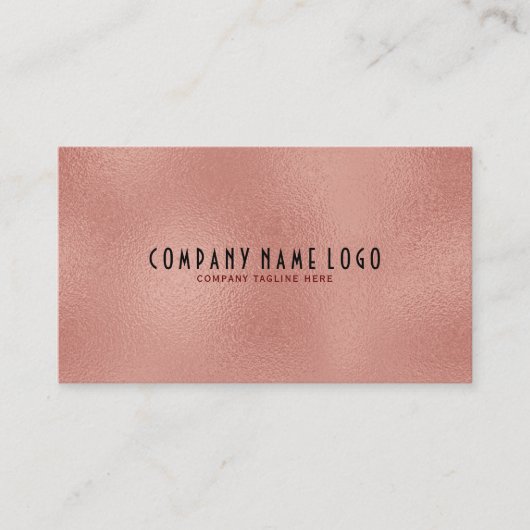 モダンバラ金ゴールドすりガラスの質感 名刺 (正面)