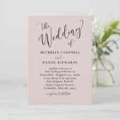 モダンバラ金ゴールドと写結婚真 招待状 (スタンド正面)