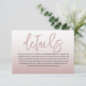 モダンバラ金ゴールドと書結婚道の詳細 エンクロージャーカード (スタンド正面)