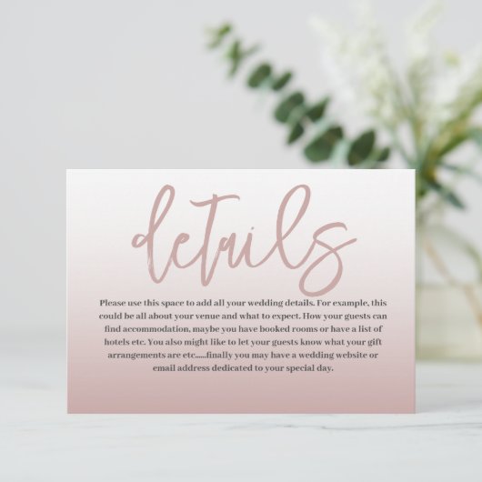 モダンバラ金ゴールドと書結婚道の詳細 エンクロージャーカード (スタンド正面)