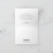 モダンバラ金ゴールドの豪華なビジネス感謝してい サンキューカード (内部)