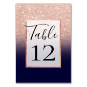 モダンバラ金ゴールドグラデーショングリッター テーブルナンバー (裏面)