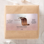 モダンバラ金ゴールドグラデーションリッター血清ラベル ラベル (インサイチュ)