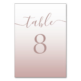 モダンバラ金ゴールドグラデ結婚ーションのテーブル番号 テーブルナンバー