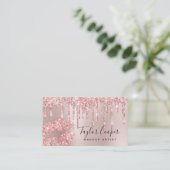 モダンバラ金ゴールドグリッターの口紅 名刺 (スタンド正面)