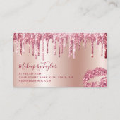 モダンバラ金ゴールドグリッターの口紅  名刺 (裏面)