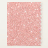 モダンバラ金ゴールドグリッターアポイントメント帳 プランナー手帳 (裏面)