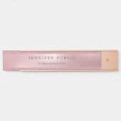 モダンバラ金ゴールドグリッターグラマエレガントマーテンプレート サインプレート (正面)