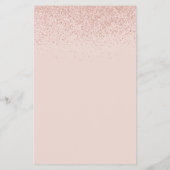 モダンバラ金ゴールドグリッターサロンサービスメニュー チラシ (裏面)