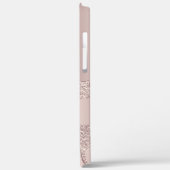 モダンバラ金ゴールドグリッタードリップカスタム Case-Mate iPhoneケース (裏面 / 左)