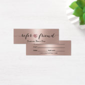 モダンバラ金ゴールドグリッターハートサロンスパギフトカード (デスク)