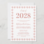 モダンバラ金ゴールドグリッターポープリントプロデュレーション 招待状 (正面)