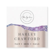 モダンバラ金ゴールドグリッターロゴQRコード