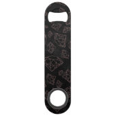 モダンバラ金ゴールドグリッター原石 スピード栓抜き (裏面)