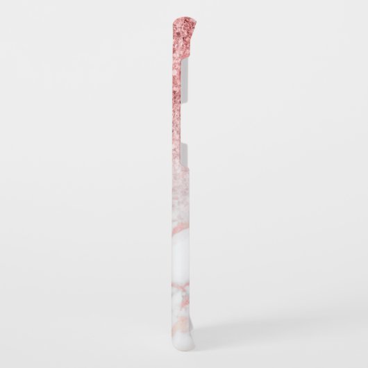 モダンバラ金ゴールドグリッター及び大理石グラデーション Case-Mate SAMSUNG GALAXYケース (裏面/左)